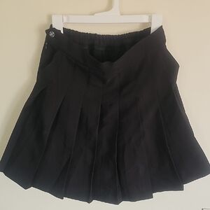Black Pleated Skirt